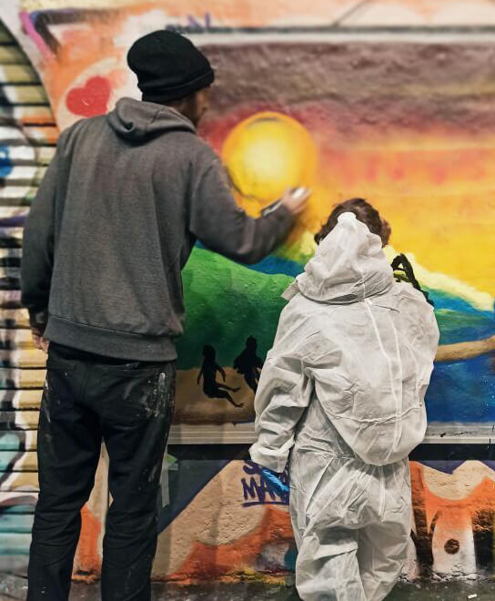 Street Art workshop with street artist